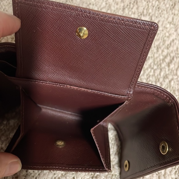 Authentic Louis Vuitton logo wallet monogram mini Lin - Picture 7 of 11